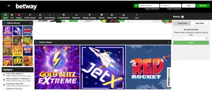 Navigating Betway Aviator interface