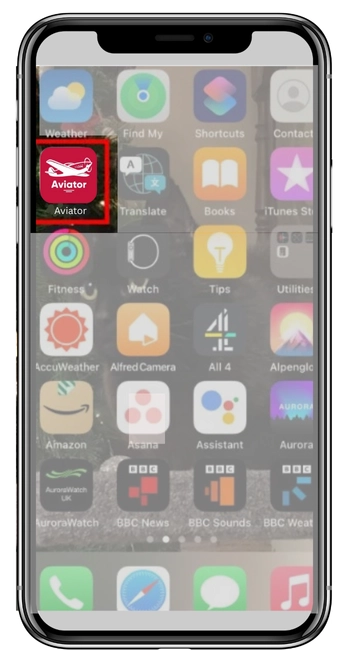 Aviator iPhone app Booi